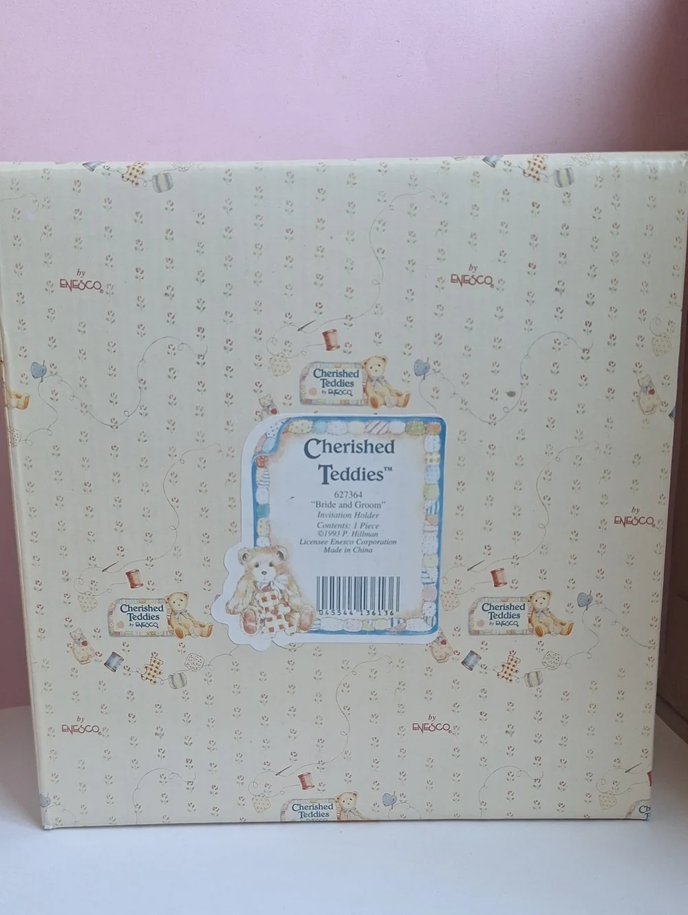 Cherished Teddies Bride And Groom Invitation Holder 627364